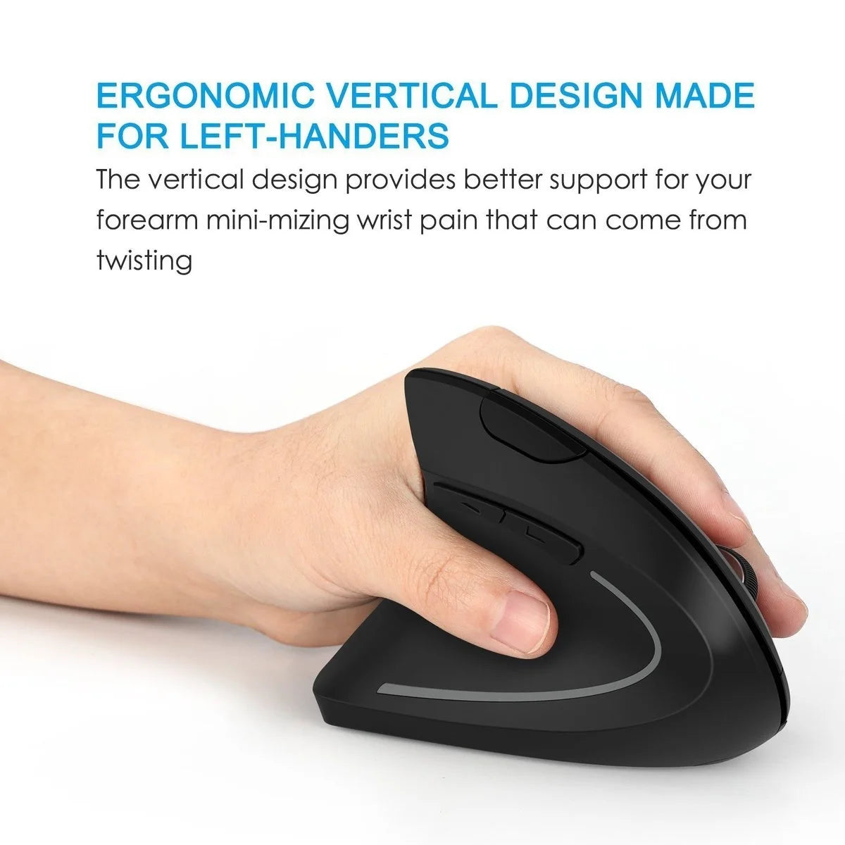 Ergonomic Bluetooth Computer Mouse – Wireless, Comfortable, and Precision-Controlled