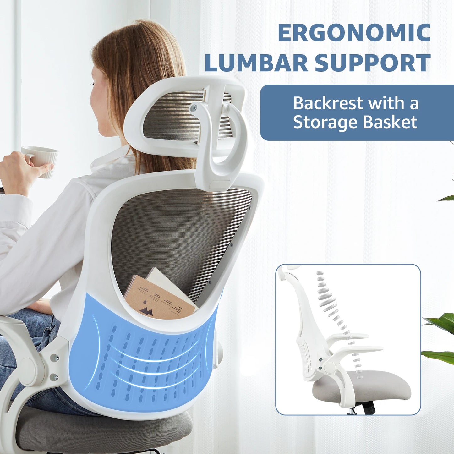 Ergonomic Mesh Office Chair – Ultimate Comfort for Work from Home Office