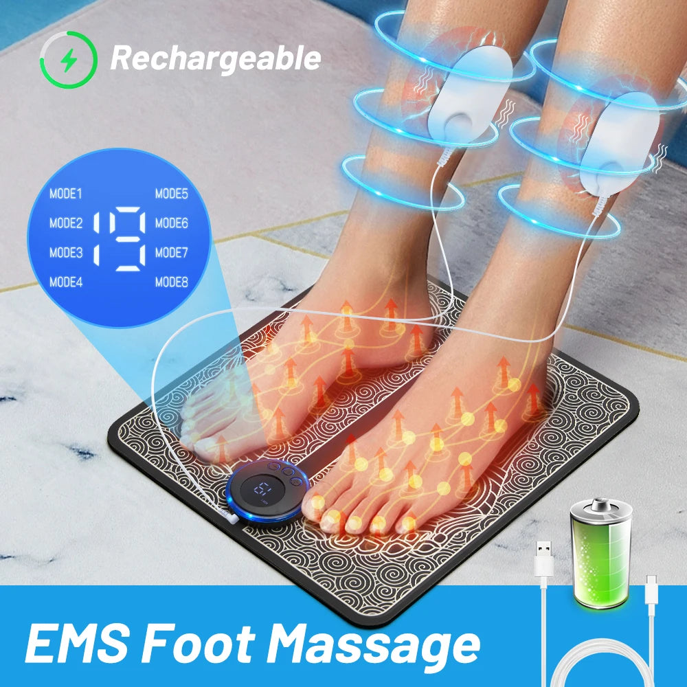 Feet, Legs, & Neck Electric Massager – Perfect for Alleviating Pain After a Long Day of Work