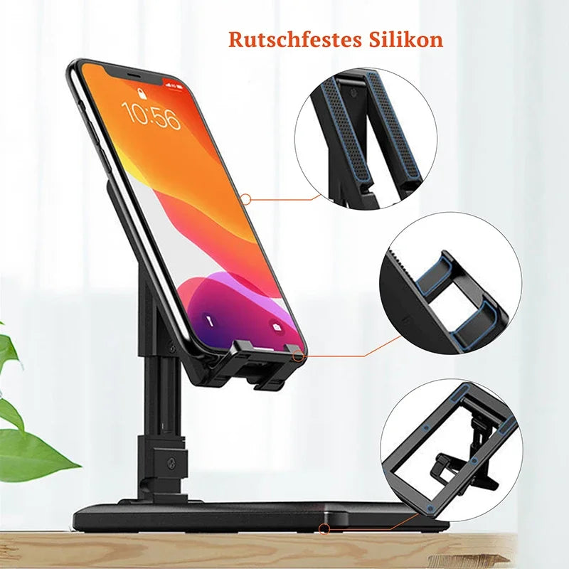 Foldable Phone/Tablet Holder – Alleviate Neck, Shoulder, and Upper Back Strain While Using Your Device