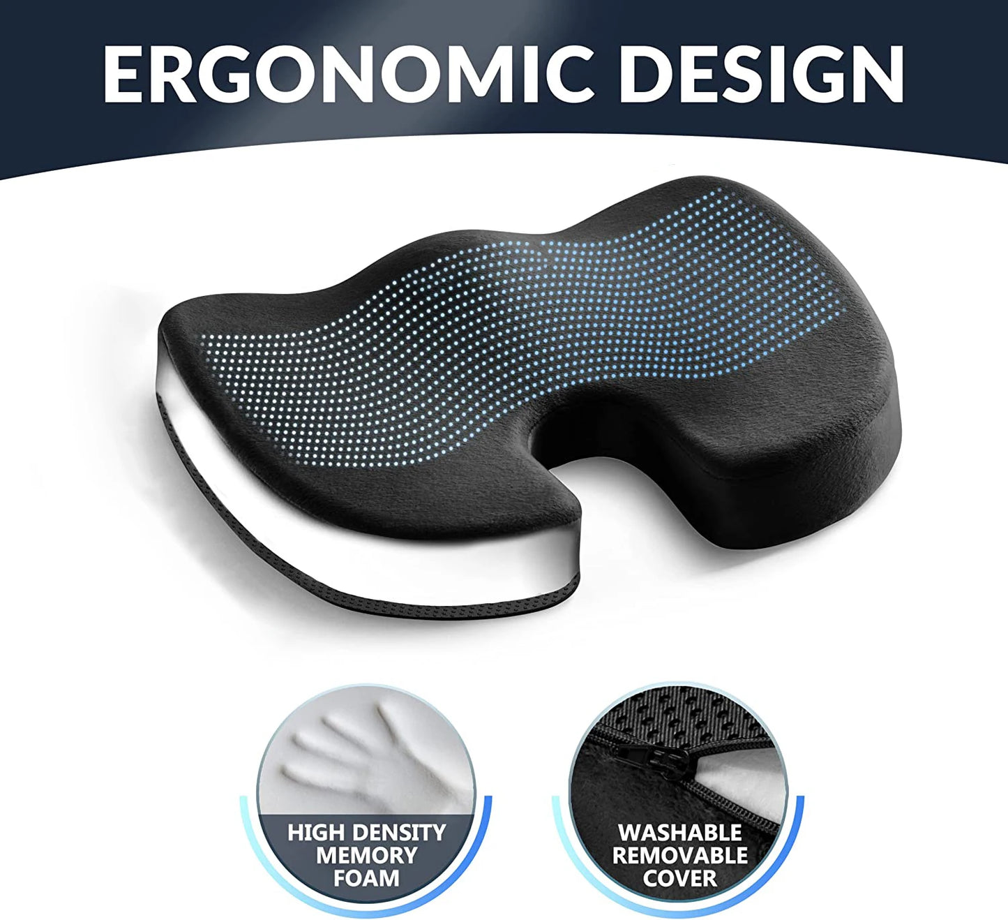 Gel Cushion for Office Chair – Improve Posture and Lower Back Health While Working from Home