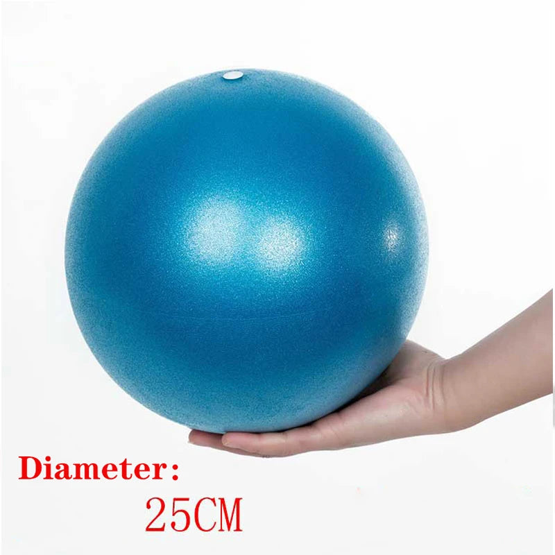 Small Pilates/Yoga Exercise Ball – Perfect for Core Strengthening, Balance, and Flexibility