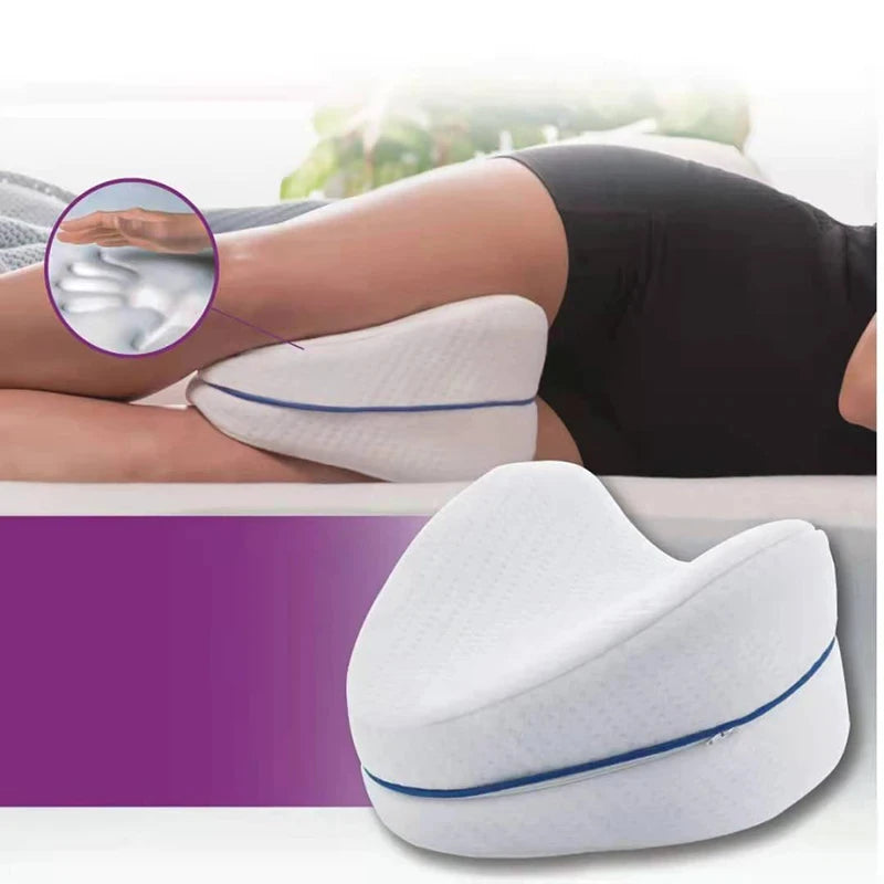 Orthopedic Memory Foam Leg Pillow – Alleviate Hip, Lower Back, and Leg Pain