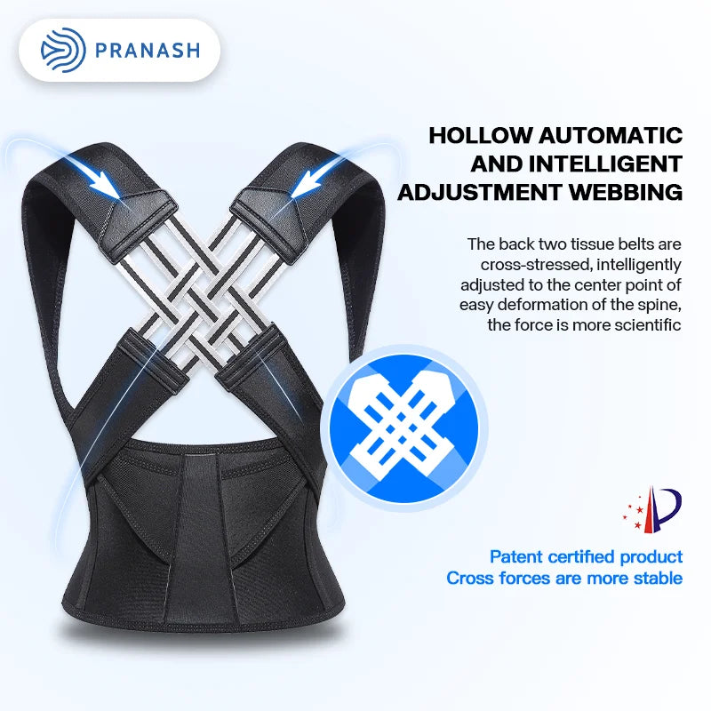 Full Back Support Posture Corrector – Improve Posture for Home Office Computer Work