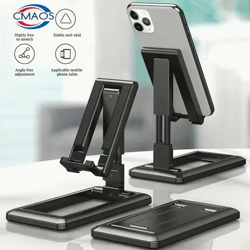 Foldable Phone/Tablet Holder – Alleviate Neck, Shoulder, and Upper Back Strain While Using Your Device