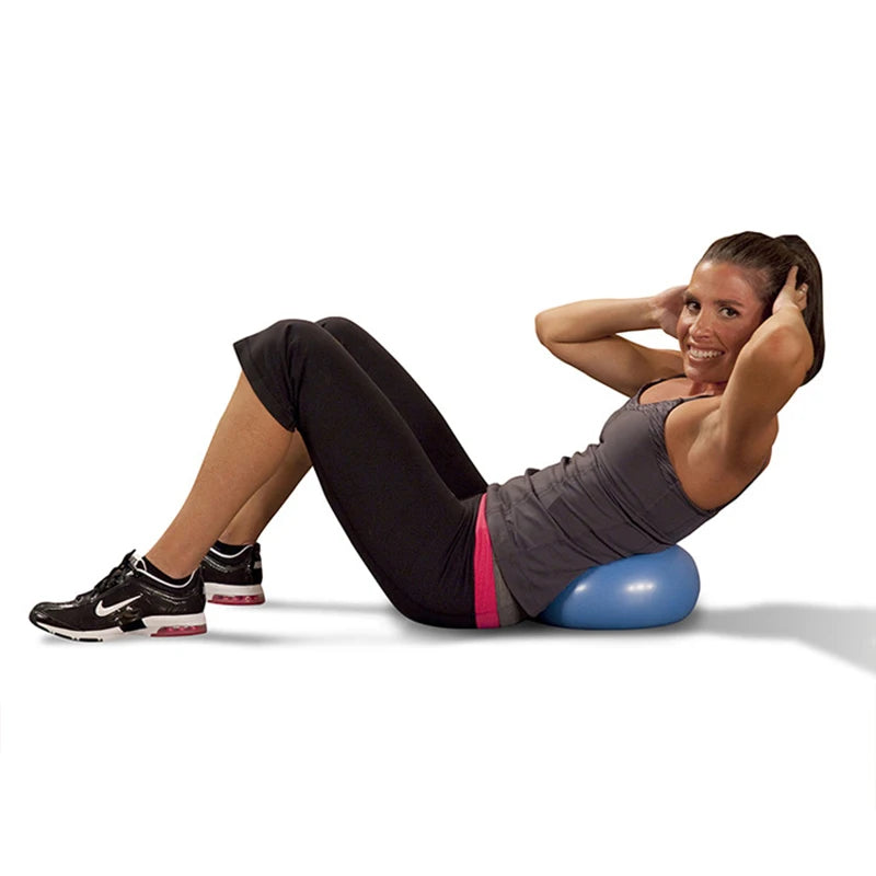 Small Pilates/Yoga Exercise Ball – Perfect for Core Strengthening, Balance, and Flexibility